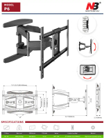 BREKET/BRACKET TV LED LCD PLASMA NORTH BAYOU NB P6 40-70 inci