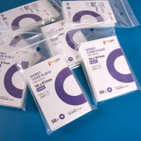 50/100/150pcs Korea Card Sleeves Clear Acid Free CPP HARD Photocard Holographic Protector Film Album Binder Photo Popcorn Card