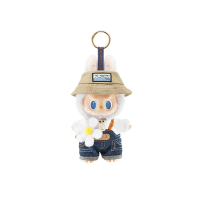 Pop Mart Labubu 春天野在家 毛絨公仔 泡泡瑪特 拉布布 搪膠毛絨公仔掛件 潮玩 潮流公仔 PPMT-2404-0016