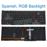 LA Latin Spanish Backlit Keyboard for Acer Nitro 5 AN515-57 59F7 73X5 AN515-56 AN515-45 Gaming Laptop RGB Backlight LG5P-A52BWL