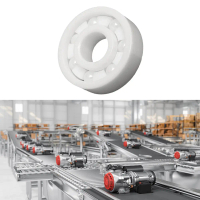 1 unit 626CE bearing tersegel sepenuhnya daripada tanah liat, saiz 6×19×6, untuk bearing bola ZrO2