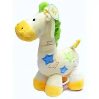 Boneka Tarik Musik Carter Yellow Giraffe / Jerapah Kuning
