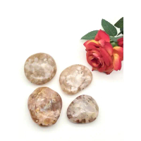 100% Natural Flower Agate Palm Stone / Top Quality / Transformation Stone / Magic Crystal / Home Dec
