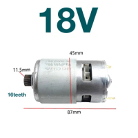 electric drill motor for makita 18v 16 tooth 775 motor lithium 13mm impact drill drill motor accessories