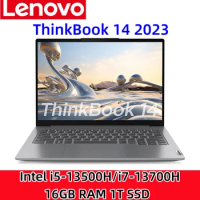 2023 Lenovo ThinkBook 14 Laptop Intel Core Iris Xe i5-13500H/i7-13700H 16GB/32GB RAM 1TB/2TB/4TB SSD 14-inches 2.2K Notebook PC
