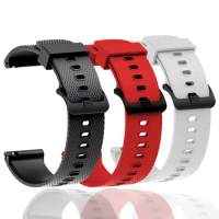 Watchband For Realme Watch/Amazfit Bip S Lite/GTS Band 20mm Silicone Strap For Garmin Vivoactive 3 Music Bracelet ремешок correa