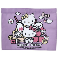 權世界@汽車用品 Hello Kitty CUTIE LAND樂園系列 車用遮陽窗簾 68x52cm(1入) PKTD019V-05