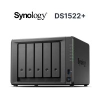 【Synology 群暉科技】搭 250GB 外接 SSD ★ DS1522+ 5Bay NAS 網路儲存伺服器
