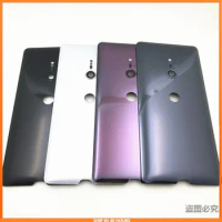 For Sony Xperia XZ3 H9436 H9493 H8416 H9496 Glass Battery Cover Back Panel Rear Door Housing Case With Camera Lens