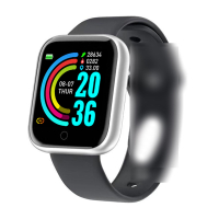 Đồng hồ thông minh Y68 Vòng tay thông minh đo nhịp tim đồng hồ bluetooth thể thao đo huyết áp mới D2