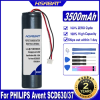 HSABAT NTA3460-4 3500mAh Battery for PHILIPS Avent SCD630/37, SDC630 Batteries