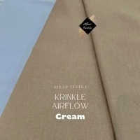 [0.5 METER] [AIRFLOW] Kain Katun Rayon Krinkle Polos / Rayon Crinkle Premium - Cey Airflow Original 