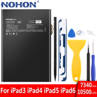 NOHON Battery For iPad 6 5 4 3 Air 2 Replacement Lithium Polymer Tablet Bateria For iPad6 Air2 iPad5 Air iPad4 iPad3 A1474 A1475