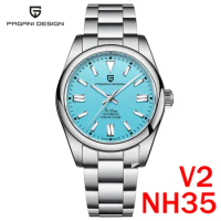 2024 New PAGANI DESIGN Men Automatic Mechanical Watch Sapphire Glass Clock luxury watch Wriswatch reloj hombre PD1690 V2