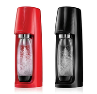 英國Sodastream-時尚風自動扣瓶氣泡水機Spirit (紅/黑/白)