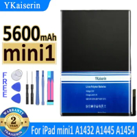 Battery 5600mAh/9000mAh For Apple ipad mini 1 2 3 4 5 6 A1432 A1445 A1454 A1455 A1489 A1490 A1491 A1538 A2133 A2124 A2567