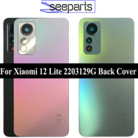 New Cover For Xiaomi 12 Lite Back Housing Back Battery Cover Replacement Parts 12 Lite 2203129G Battery Cover