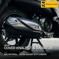 Cover Knalpot motor Grand Filano Carbon Nemo
