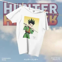 3Second x Hunter x Hunter T-Shirt Short Sleeve Regular Fit Cotton Rikiya 021225 XL