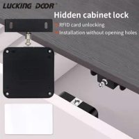 Cabinet Door Lock Rfid Card Unlock Keyless Invisible Drawer Lock Furniture Wooden Electronic Smart Mini Lock