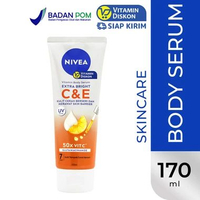 NIVEA EXTRA BRIGHT C&E VITAMIN LOTION 170 ML | SERUM DAN LOTION BADAN, KULIT CERAH, MENCERAHKAN KULI