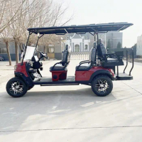 The World's Best-Selling New VIP Hunting Car Four-Wheel Disc Brake Full-Size Off-Road Electric Car Golf Cart 6 Seats