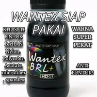 WANTEX PAKAIAN SUPER PEKAT BRL+ SIAP CELUP Kualitas Tinggi Warna Pekat Tahan Lama 60ml untuk Bahan L