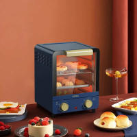 Konka elektrik ketuhar isi rumah Baking roti Pizza Oven kecil 15L automatik pelbagai fungsi bersepadu ketuhar dapur elektrik