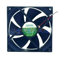 ใหม่สำหรับ KERONG DF0922512SEL2B 12V 0.16A 1.92W พัดลมระบายความร้อน แบบสายคู่ 9CM 9225 92*92*25MM