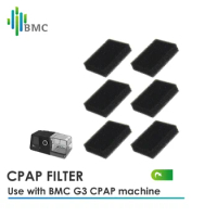 3pcs BMC G3 CPAP Machine CPAP Disposable Universal Replacement Filters Replacement Cotton Filter Sleep Snorer