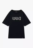 Sport b. 男裝 黑色 純棉 印花T恤