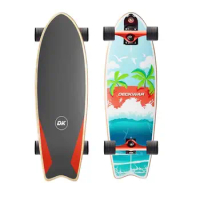 Surfskate Skateboard, Pumping Land Surf Skate Board, P7 Truck, Complete Longboard, Outdoor Longboard, 32 "