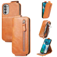 For Motorola Edge 30 Ultra S30 X30 Phone Case Classic Leather Soft TPU Up and Down Multi Card Slot Zipper Style