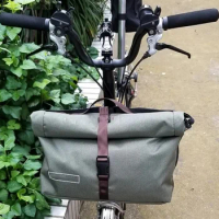 Folding bicycle front bag carrier frame bag for brompton for birdy for dahon bag 15L