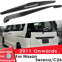 BEMOST Car Rear Windshield Wiper Arm Blades Brushes For Nissan Serena C26 2011 Onwards Back Windscreen Auto Styling Accessories