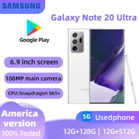 Samsung Galaxy Note 20 Ultra 5G N986U1 6.9" AMOLED 12GB RAM 128/512GB ROM NFC Unlocked Original Android used phone