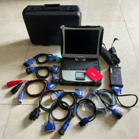 Dpa5 Truck Diagnostic Tool Full System Professional Software Laptop CF19 I5 4G OBD CABLES 24V SCANNER 2 Years Warranty