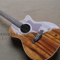 324 acoustic guitar,41 inch guitar,folk guitar,Solid wood veneer,Acacia wood body,mahogany neck