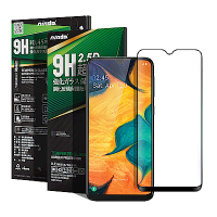 NISDA for Samsung Galaxy A40s 完美滿版玻璃保護貼-黑
