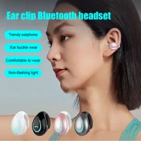Single Earclip Fone Bluetooth Earphones Wireless Headphones Sports Headset Gamer No Ear Pain TWS Earbuds Blutooth Earphone