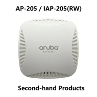 Aruba Networks AP-205 / IAP-205 (RW) APIN0205 Used 802.11AC WiFi 5 AP Dual radio integrated antennas Wireless Access Point