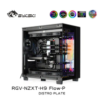 Bykski Distro Plate Water Cooling Kit for NZXT FIow-P Chassis Case CPU GPU RGB RGV-NZXT-H9 FIow-P