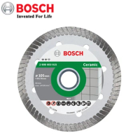 Bosch Original 105mm Diamond Cutting Disc General Marble Sheet Concrete Vitrified Brick Cutting Dry and Wet Sheet Angle Grinder