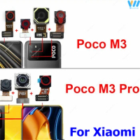 Main Front Rear Camera For Xiaomi Poco M3/Poco M3 Pro 4G/Poco M3 Pro 5G Primary Back Front Selfie Facing Camera Flex Cable Parts