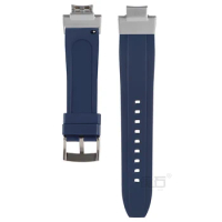 Fluorine Rubber Watch band Strap with Adapters Connector for Casio MTG-B3000 MTG B3000