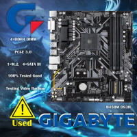 Gigabyte GA-B450M DS3H For AMD AM4 Ryzen 3/5/7/9 1th.2th.3th.Athlon USB3.1 HDMI M.2 B450 Micro-ATX Desktop PC Motherboard