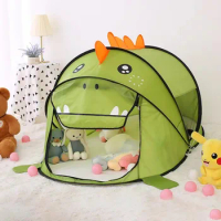 Portable Garden Tiger kids' Tent Cartoon Animal Children Play House Outdoors Pop Up Toy Tent Indoor Net Baby Ball Pit Pool