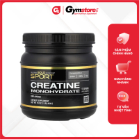 Bột hỗ trợ tập gym California Gold Nutrition Sport, Creatine Monohydrate, Unflavored | Made in Germa