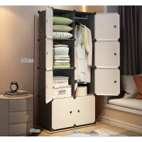 Tủ nhựa lắp ghép thông minh giá rẻ 8 ô treo gấp quần áo đa năng - H2 Store