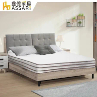 ASSARI-潔莉絲3M防潑水乳膠四線獨立筒床墊-單人3尺